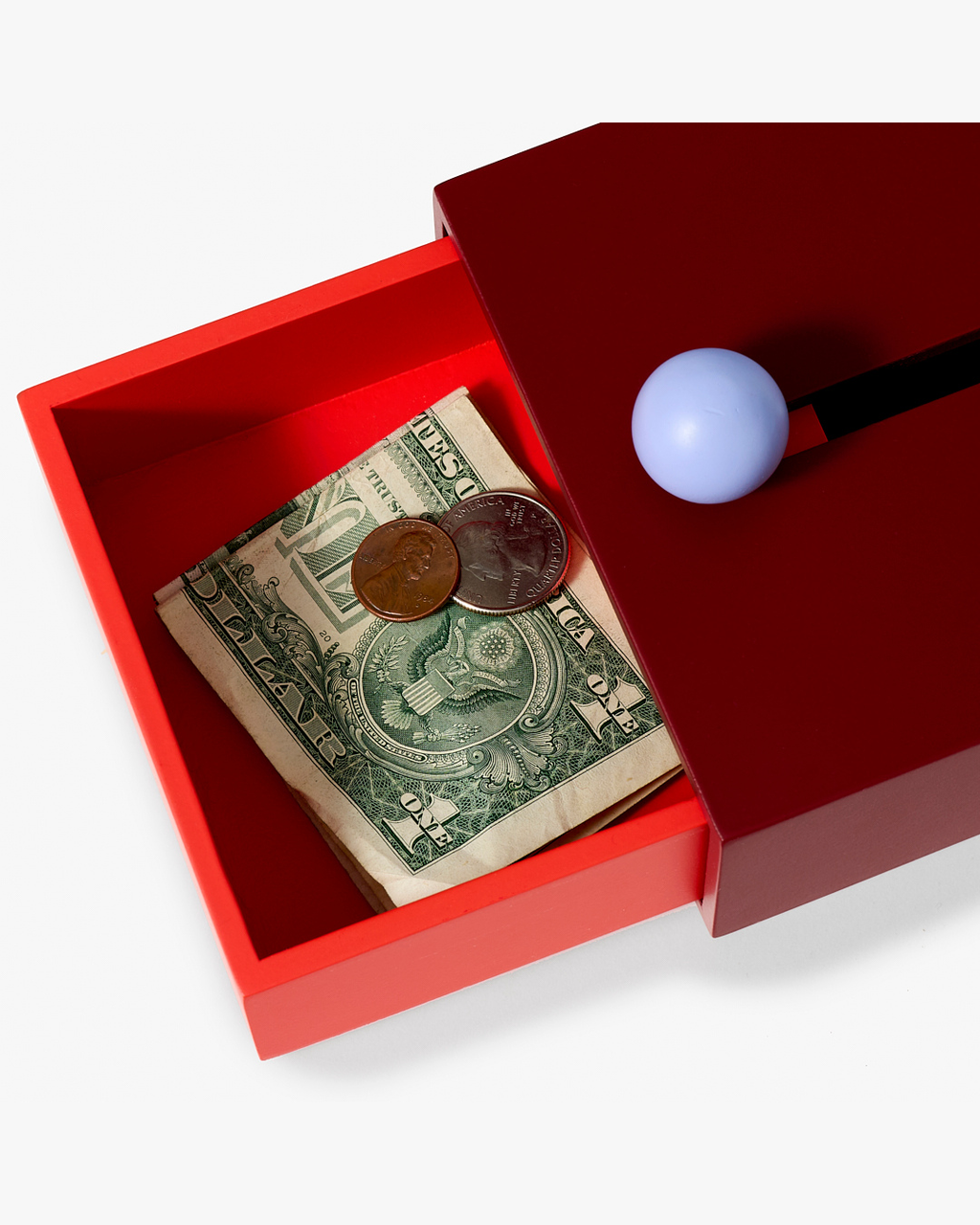 Areaware Cache Box by Kenyon Yeh, minimalist wooden box in warm, playful colors curated by Old Pine Trees for everyday spaces. กล่องเก็บของดีไซน์มินิมอลจาก Areaware ผลงานของ Kenyon Yeh สีสันเรียบแต่สนุก คัดสรรโดย Old Pine Trees