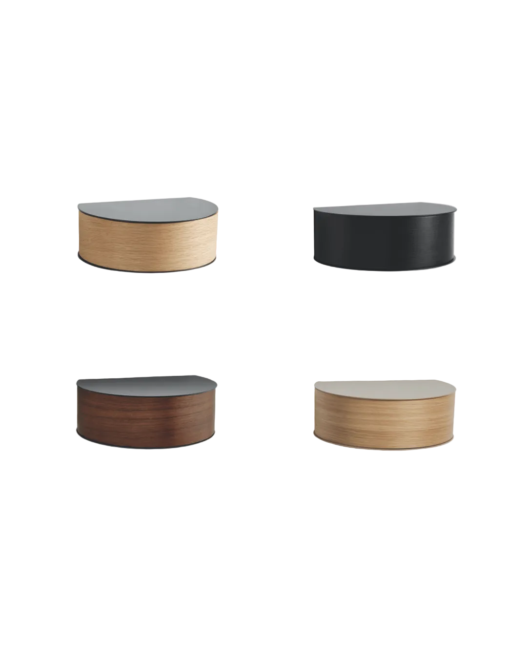 Wallie เป็นชั้นวางของติดผนังจาก WOUD ที่ใช้รูปทรงเรียบง่ายแบบสแกนดิเนเวียน ผสมผสานลิ้นชักไม้โอ๊กแท้กับโครงเหล็กเคลือบสีอย่างเรียบร้อย ลิ้นชักยึดด้วยแม่เหล็กทำให้ถอดใช้สะดวกและดูสะอาดตา เหมาะสำหรับเก็บของชิ้นเล็กในมุมต่างๆ ของบ้านโดยไม่เปลืองพื้นที่ ดีไซน์ของ Wallie สะท้อนแนวคิดเดียวกับ Old Pine Trees ในเรื่องความงามที่ใช้งานได้จริง ดูเรียบ สบายตา และอยู่กับเราได้นาน พร้อมเข้ากับหลายสไตล์ของบ้านในชีวิตประจำวัน.