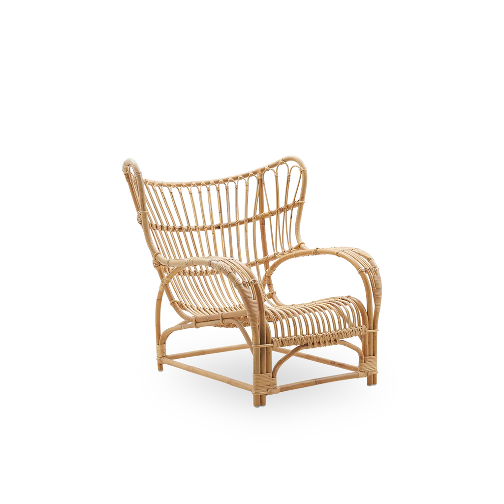 Sika Design Teddy Lounge Chair เก้าอี้พักผ่อนหวาย พร้อมเบาะ