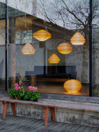 Vaarnii 1003 Hans Pendant 60 โคมไฟแขวนไม้ pine veneer ทรงวงซ้อน