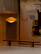 Vaarnii 1003 Hans Pendant XL 90 โคมไฟแขวนไม้ pine veneer ทรงวงซ้อน