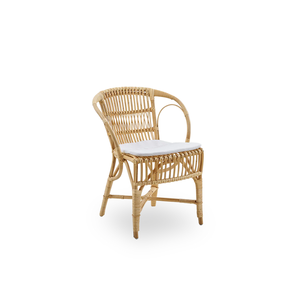Sika Design Robert Dining Chair เก้าอี้กินข้าวหวาย โครงสร้าง rattan ขนาด 46×43×2 ซม.
