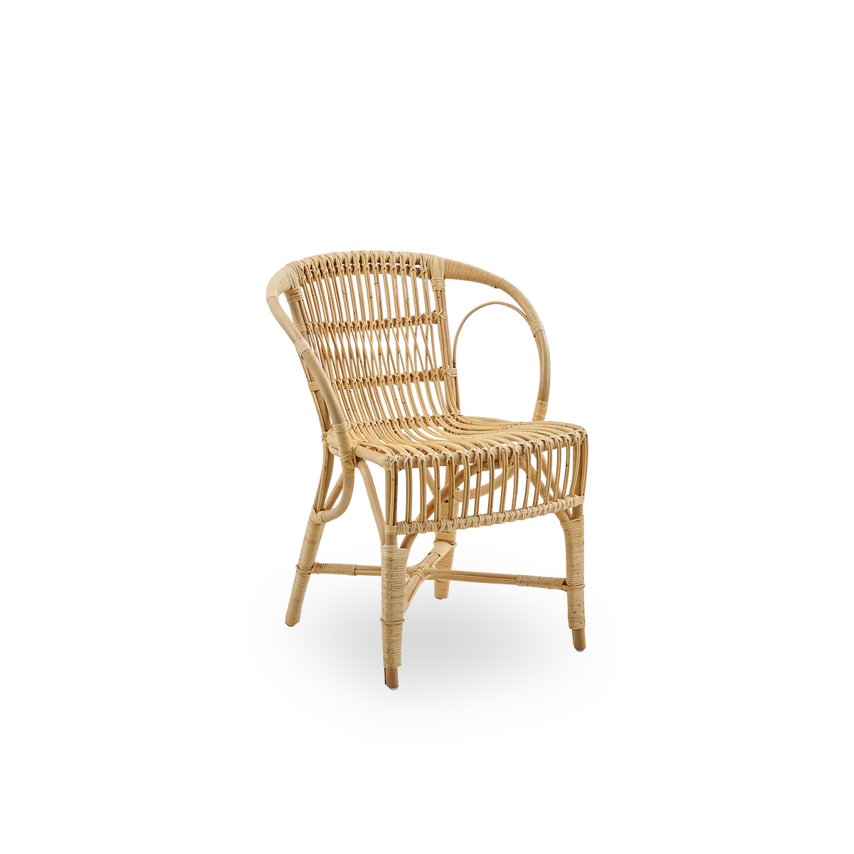 Sika Design Robert Dining Chair เก้าอี้กินข้าวหวาย โครงสร้าง rattan ขนาด 46×43×2 ซม.