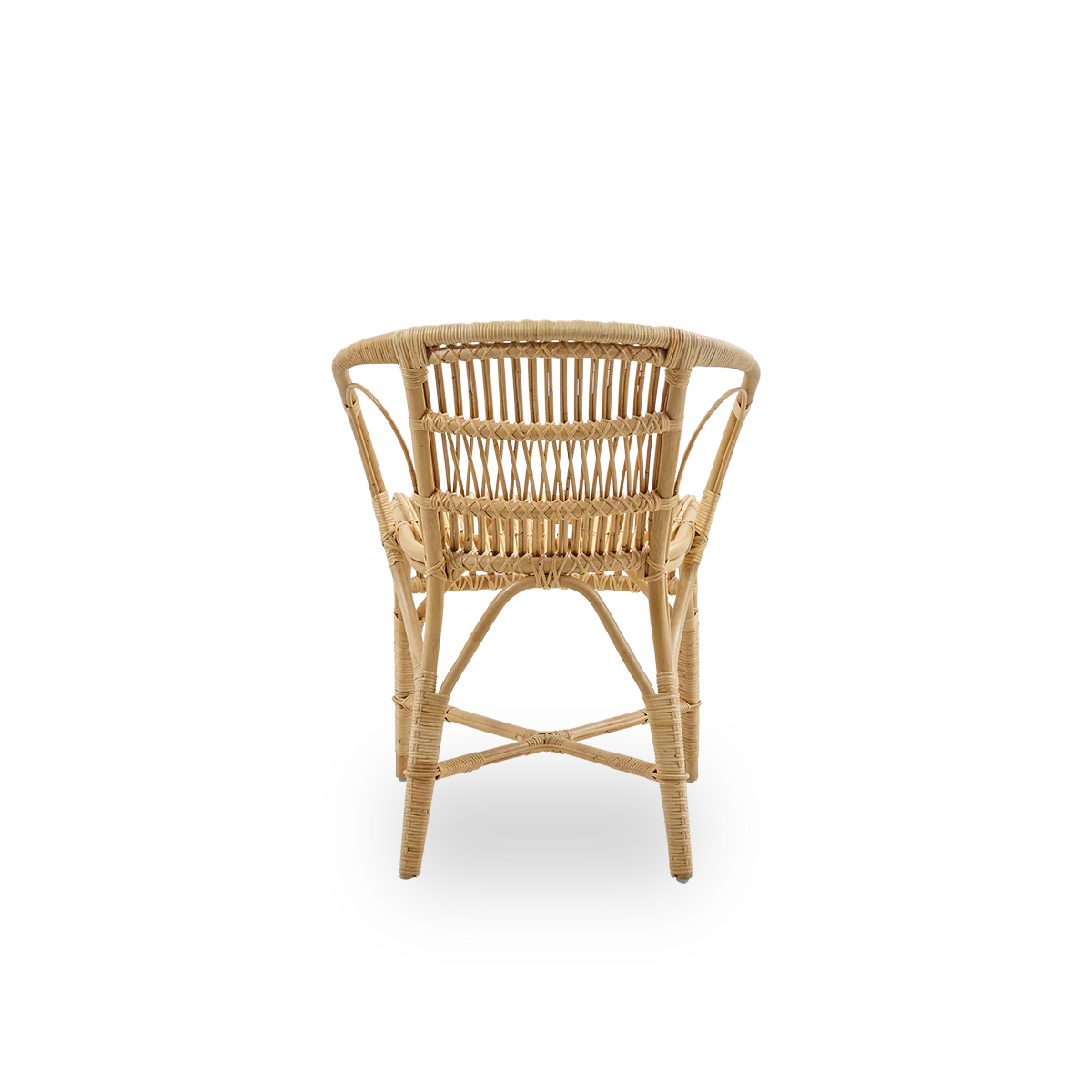 Sika Design Robert Dining Chair เก้าอี้กินข้าวหวาย โครงสร้าง rattan ขนาด 46×43×2 ซม.