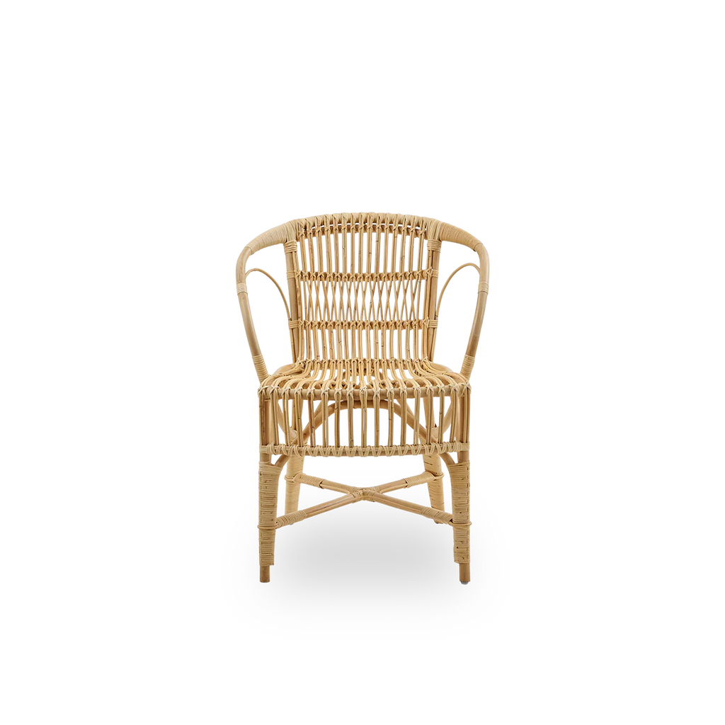 Sika Design Robert Dining Chair เก้าอี้กินข้าวหวาย โครงสร้าง rattan ขนาด 46×43×2 ซม.