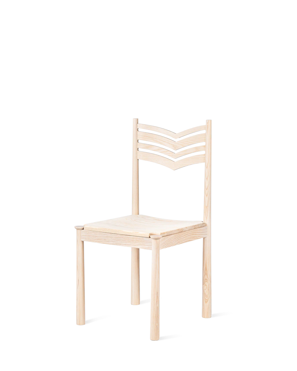 Made by Choice WIURILA Chair เก้าอี้ไม้ ash พร้อม wing-shaped backrest ออกแบบโดย Bernadotte & Kylberg
