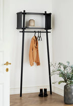 Töjbox Wardrobe ตู้แขวนเสื้อผ้าไม้ oak พร้อมกล่องเก็บของด้านบน ออกแบบโดย Michael Daae Studio
