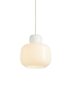 Stone Pendant (Small) โคมไฟแขวนแก้ว opal ทรงก้อนหิน ออกแบบโดย Philip Bro