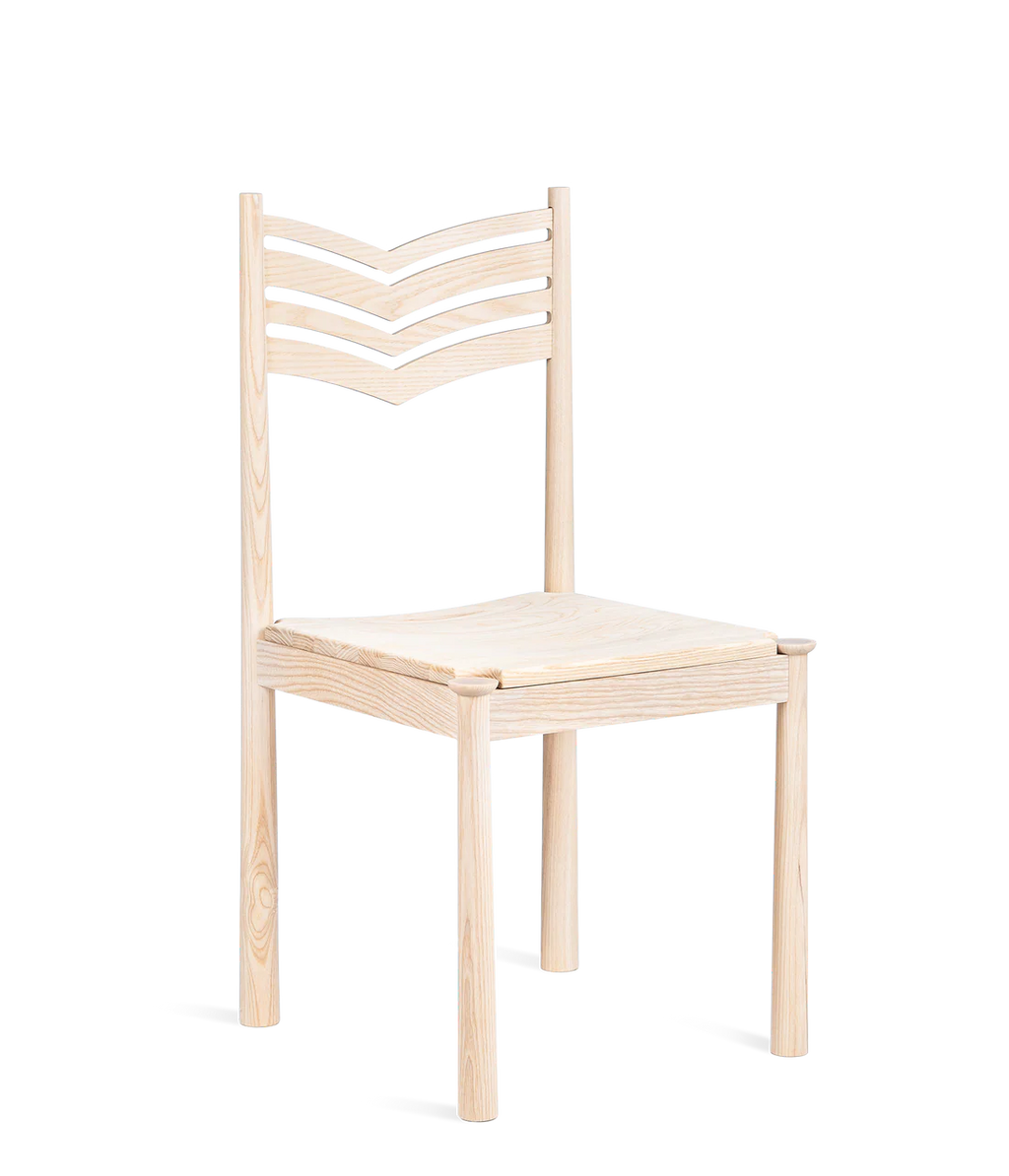 Made by Choice WIURILA Chair เก้าอี้ไม้ ash พร้อม wing-shaped backrest ออกแบบโดย Bernadotte & Kylberg