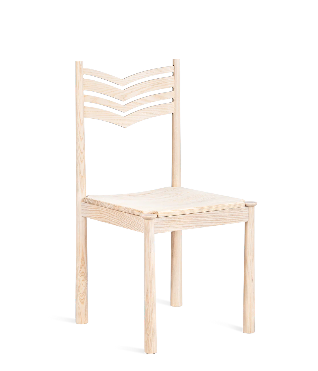 Made by Choice WIURILA Chair เก้าอี้ไม้ ash พร้อม wing-shaped backrest ออกแบบโดย Bernadotte & Kylberg