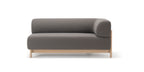 Karimoku New Standard Elephant Sofa 2-Seater Left Arm Corner โมดูลโซฟาเบาะบุผ้าฐานไม้เกาลัด ออกแบบโดย Christian Haas