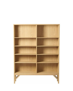 FDB Møbler A154 Shelving Unit ชั้นวางของไม้โอ๊คดีไซน์สแกนดิเนเวียนแบบโมดูลาร์ ออกแบบโดย Børge Mogensen