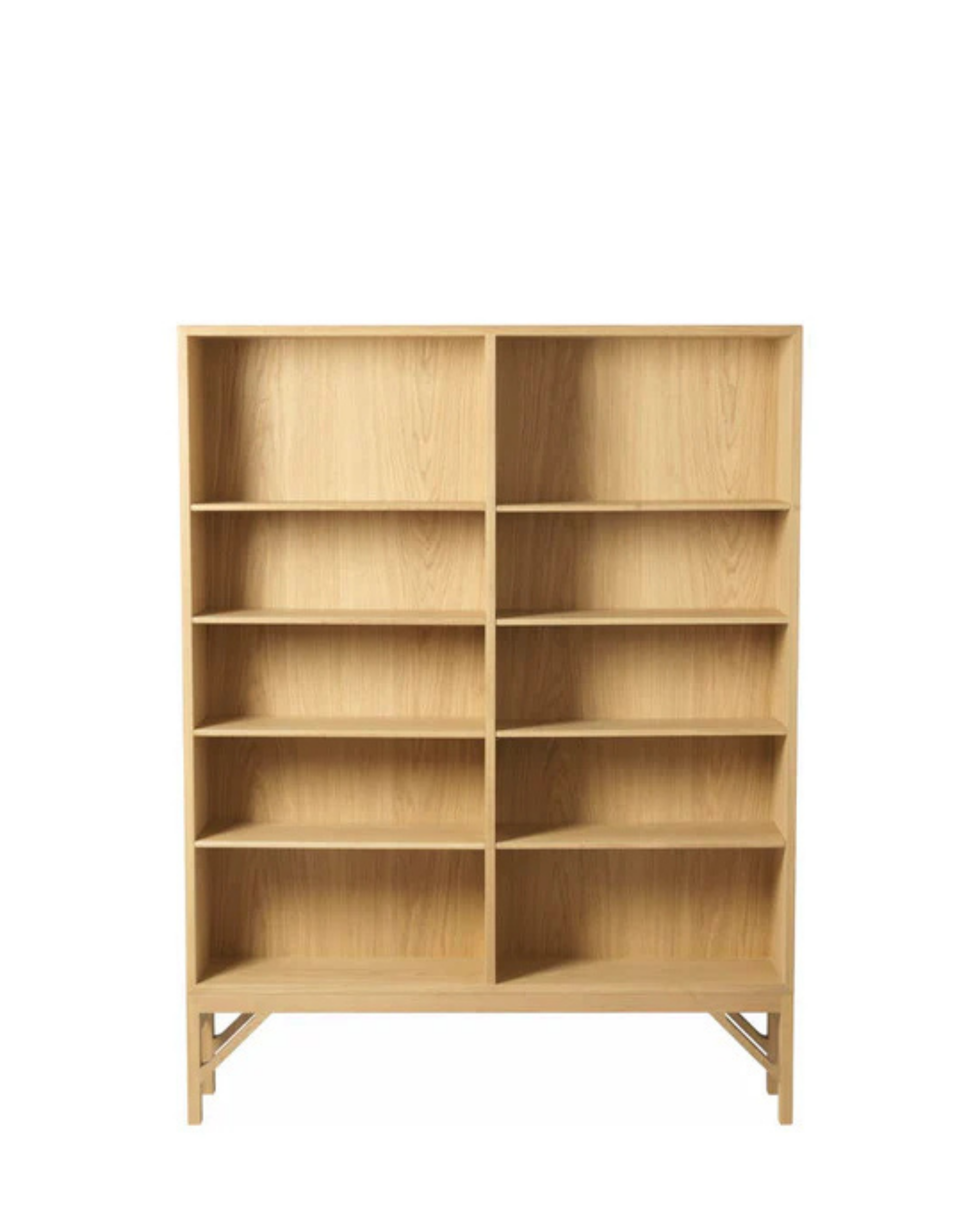 FDB Møbler A154 Shelving Unit ชั้นวางของไม้โอ๊คดีไซน์สแกนดิเนเวียนแบบโมดูลาร์ ออกแบบโดย Børge Mogensen
