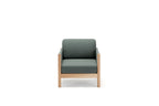 Karimoku New Standard Castor Lobby Sofa Plus 1-Seater โซฟาไม้โอ๊คญี่ปุ่นดีไซน์มินิมอลโดย BIG-GAME