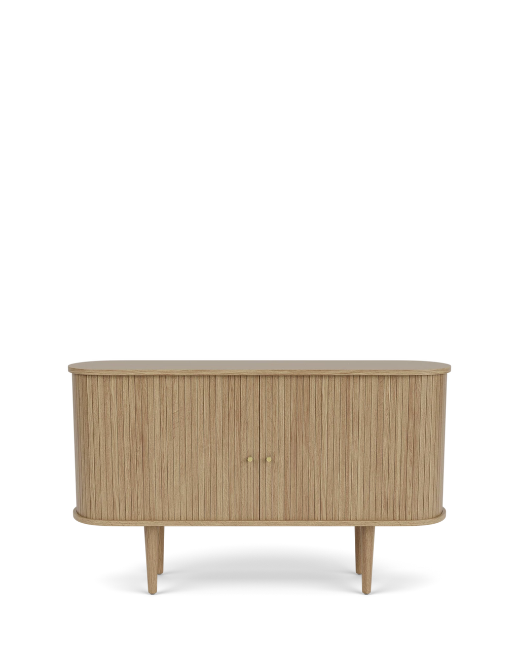 FDB Møbler A701 Ragnesminde Jalousi Cabinet ตู้เก็บของไม้โอ๊คบานเลื่อนลายไม้ดีไซน์สแกนดิเนเวียน