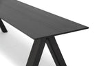 Karimoku New Standard Spectrum Bench 180 ม้านั่งไม้โอ๊คดีไซน์มินิมอลสำหรับโต๊ะ Spectrum ออกแบบโดย Geckeler Michels