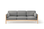Karimoku New Standard Castor Lobby Sofa Plus 3-Seater โซฟาไม้โอ๊คญี่ปุ่นดีไซน์มินิมอลโดย BIG-GAME