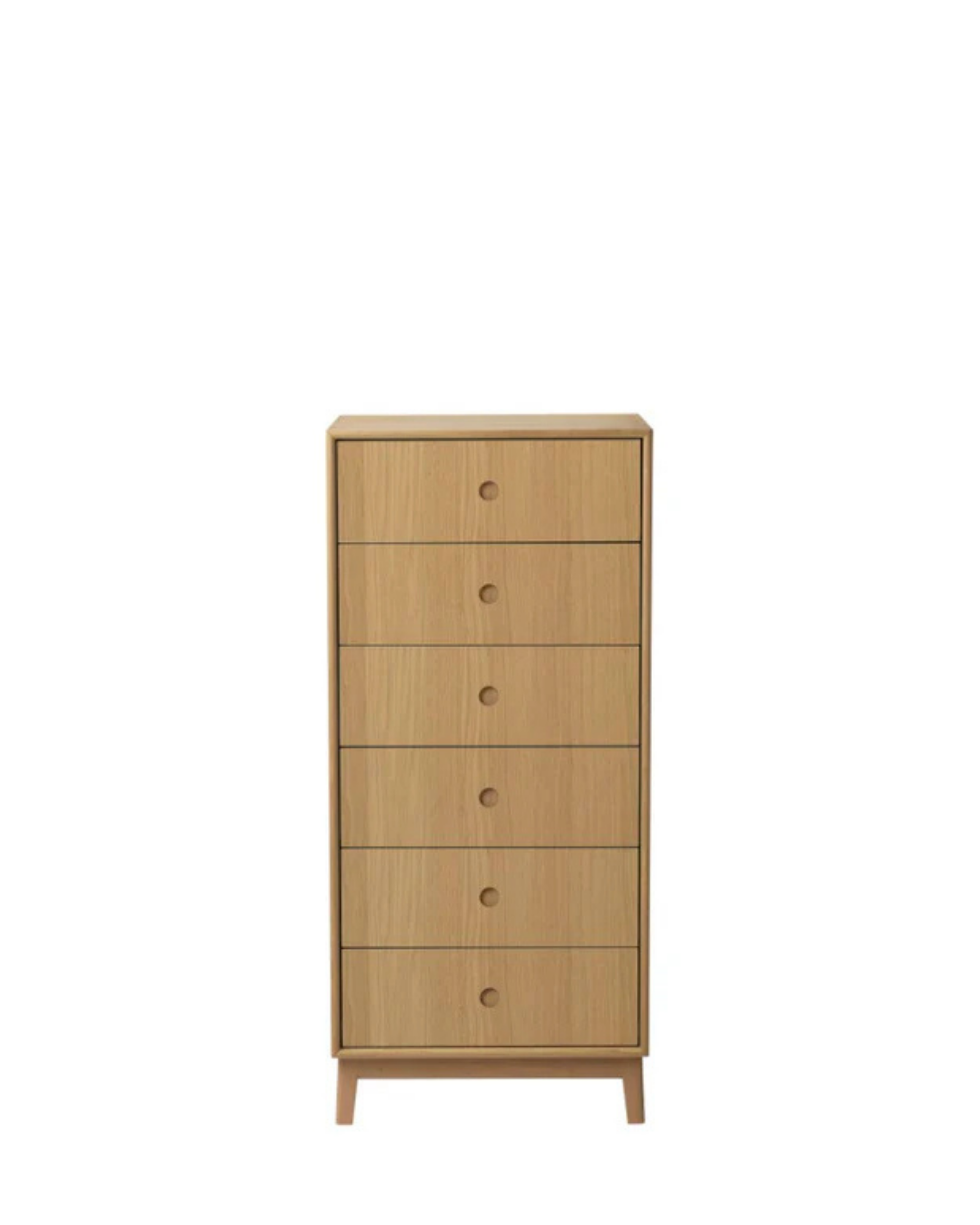 FDB Møbler A87 Butler Dresser ตู้เก็บของไม้โอ๊คดีไซน์สแกนดิเนเวียนขาเรียวยาว ออกแบบโดย Foersom & Hiort-Lorenzen