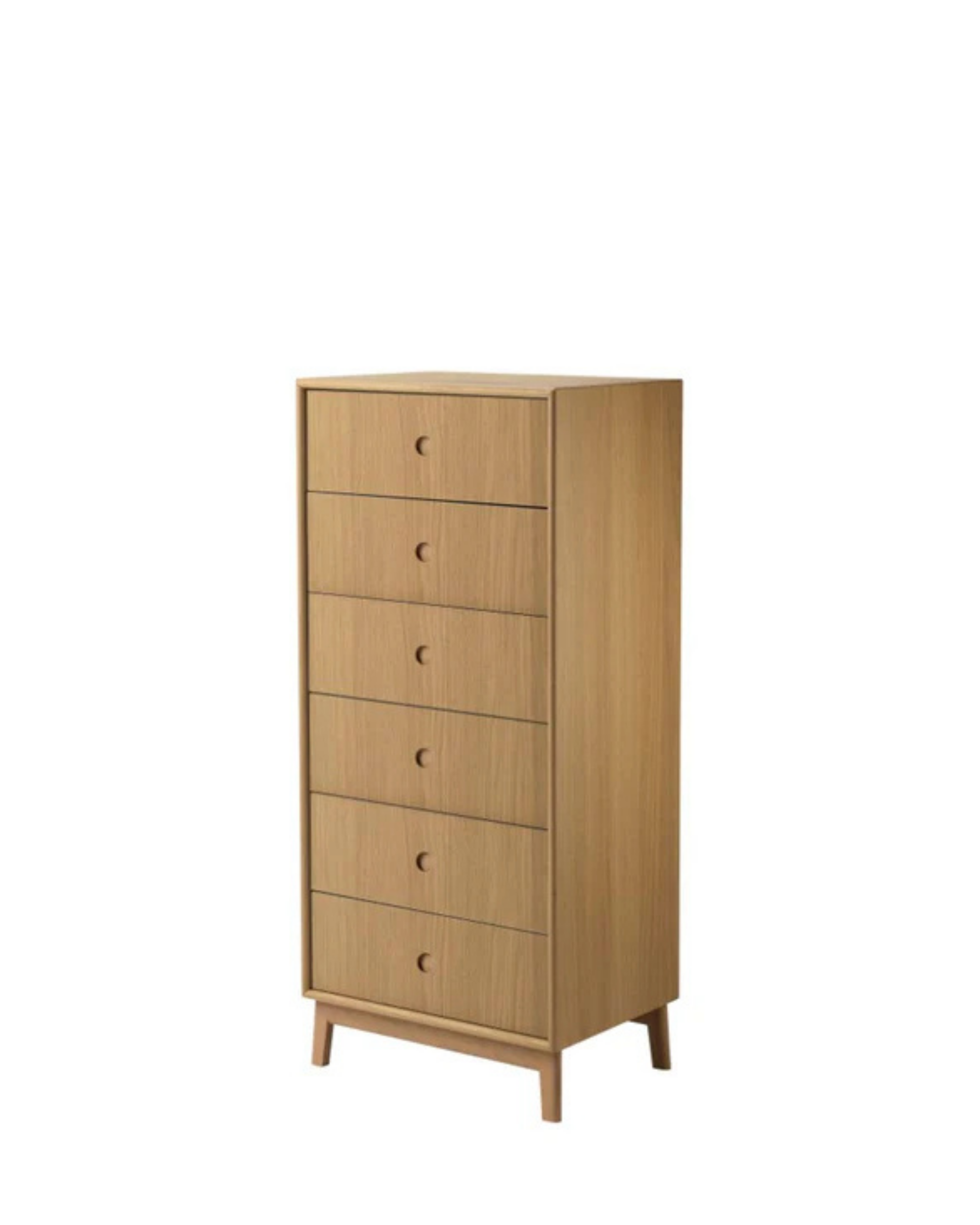 FDB Møbler A87 Butler Dresser ตู้เก็บของไม้โอ๊คดีไซน์สแกนดิเนเวียนขาเรียวยาว ออกแบบโดย Foersom & Hiort-Lorenzen