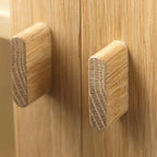 FDB Møbler A90 Boderne Display Cabinet ตู้โชว์ไม้โอ๊คพร้อมบานกระจกดีไซน์สแกนดิเนเวียน ออกแบบโดย Rasmus Appel