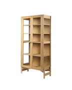 FDB Møbler A90 Boderne Display Cabinet ตู้โชว์ไม้โอ๊คพร้อมบานกระจกดีไซน์สแกนดิเนเวียน ออกแบบโดย Rasmus Appel
