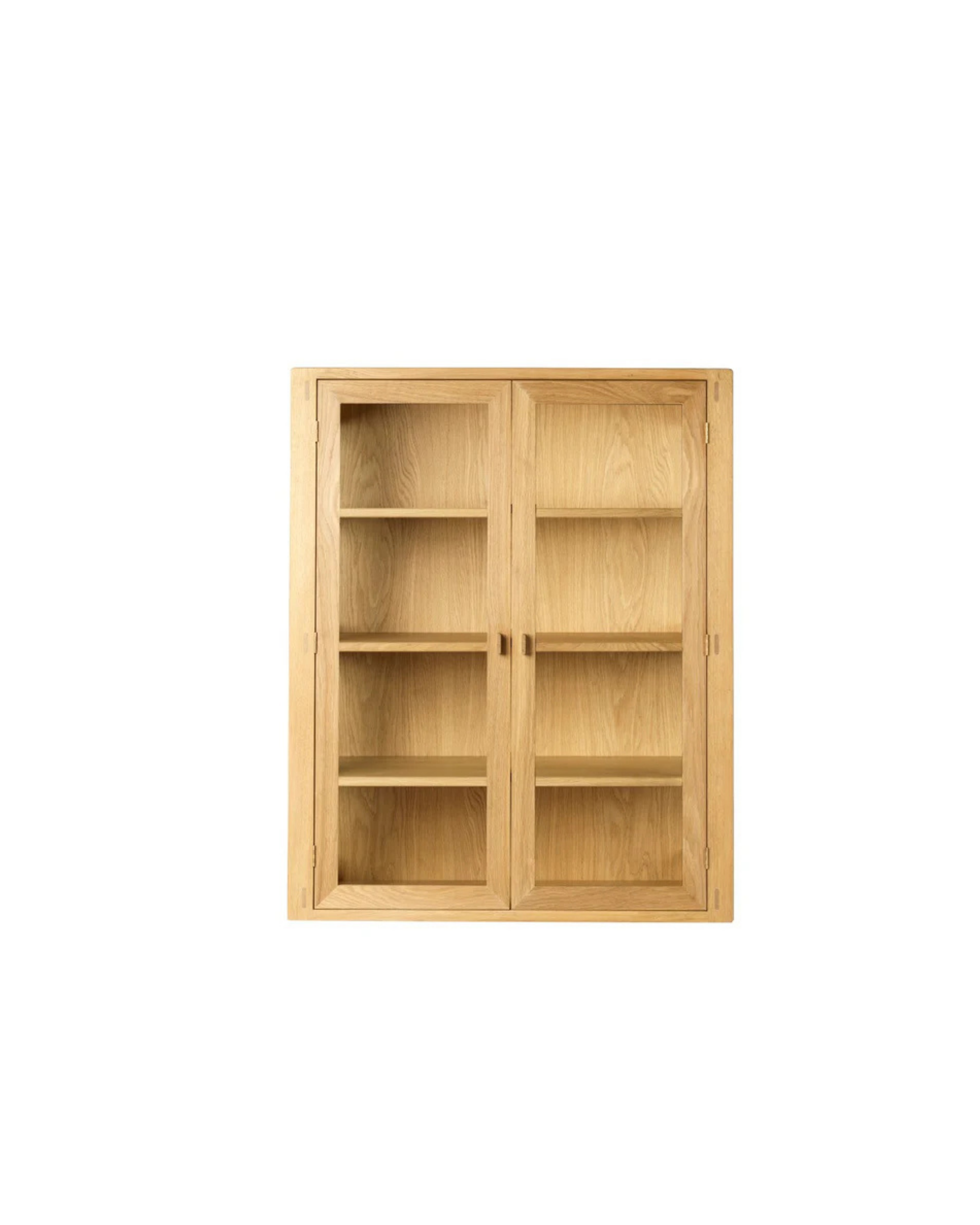 FDB Møbler A90 Boderne Wall Display Cabinet 106 ตู้โชว์ไม้โอ๊คติดผนังพร้อมบานกระจกดีไซน์สแกนดิเนเวียน ออกแบบโดย Rasmus Appel