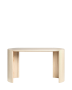 Made by Choice AIRISTO Work Desk โต๊ะทำงานไม้ ash พร้อม asymmetric foot structure ออกแบบโดย Joanna Laajisto