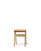Angle Foldable Stool สตูลพับได้ไม้โอ๊คดีไซน์มินิมอล สามารถแขวนผนังได้ ออกแบบโดย Jonas Herman