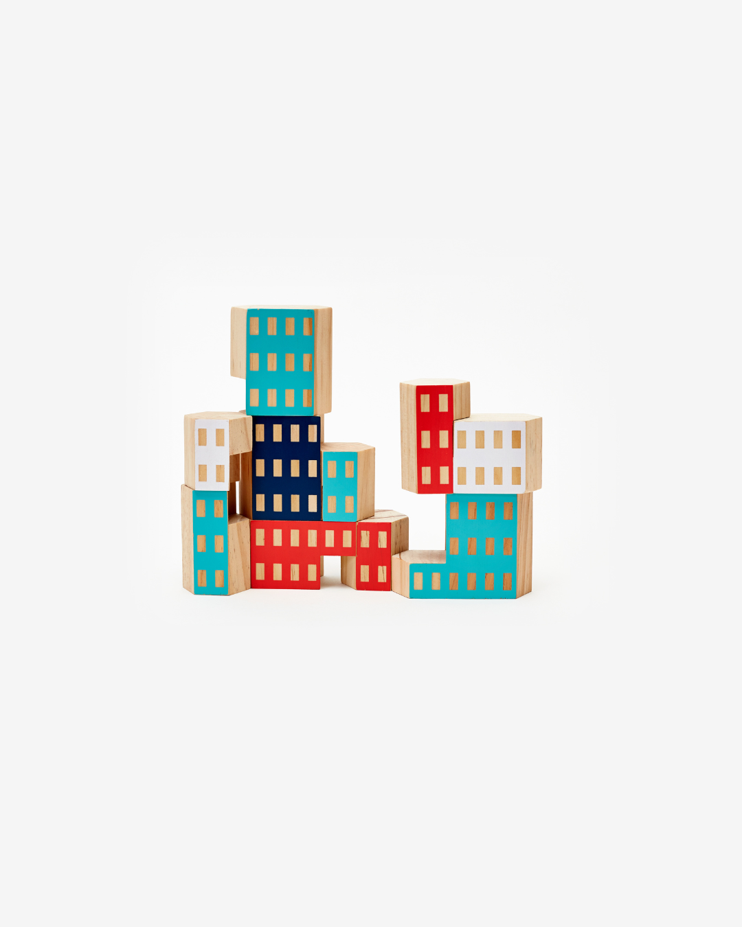 Areaware Blockitecture®: Habitat by James Paulius, inspired by Habitat 67 in Canada — a set of New Zealand pine architectural blocks for building imaginative cities, curated by Old Pine Trees. ชุดบล็อกไม้สนจาก Areaware แรงบันดาลใจจาก Habitat 67 ผลงานของ James Paulius สำหรับต่อเติมเมืองและอาคารตามจินตนาการ คัดสรรโดย Old Pine Trees เพื่อเติมความสร้างสรรค์ให้ทุกมุมของบ้าน.
