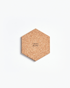 Areaware Table Tiles by Bower Studios, geometric beech-and-cork coasters that form playful 3D mosaics, curated by Old Pine Trees. เซ็ตจานรองแก้วไม้และคอร์กจาก Areaware ผลงานของ Bower Studios จัดวางต่อกันได้เป็นลวดลายสามมิติ คัดสรรโดย Old Pine Trees