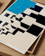 โปสเตอร์สถาปัตยกรรม Bellavista ออกแบบโดย Arne Jacobsen โดย KOLEKTO