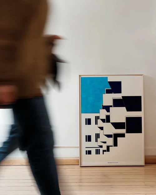 โปสเตอร์สถาปัตยกรรม Bellavista ออกแบบโดย Arne Jacobsen โดย KOLEKTO