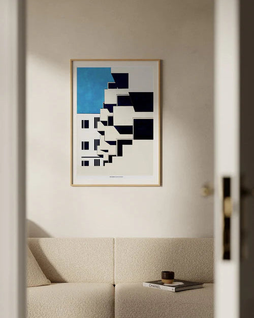 โปสเตอร์สถาปัตยกรรม Bellavista ออกแบบโดย Arne Jacobsen โดย KOLEKTO