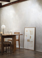 โปสเตอร์ศิลปะ Balance No. 121 จาก Atelier CPH คอลลาจรูปทรงเรขาคณิตจากกระดาษโทนขาว ให้ความรู้สึกเรียบง่าย สงบ และสมดุล