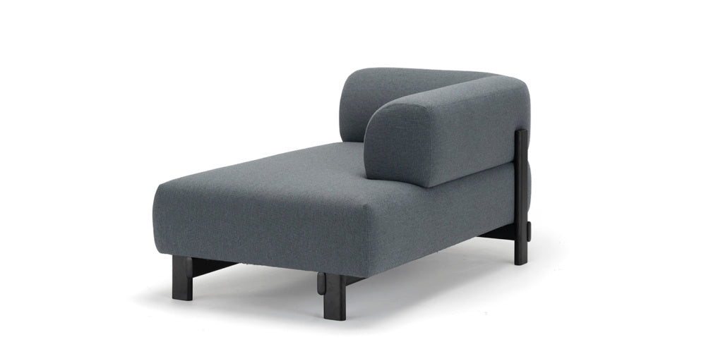 Karimoku New Standard Elephant Sofa Chaise Longue L โซฟาเชสลองเบาะบุผ้าฐานไม้เกาลัด ออกแบบโดย Christian Haas