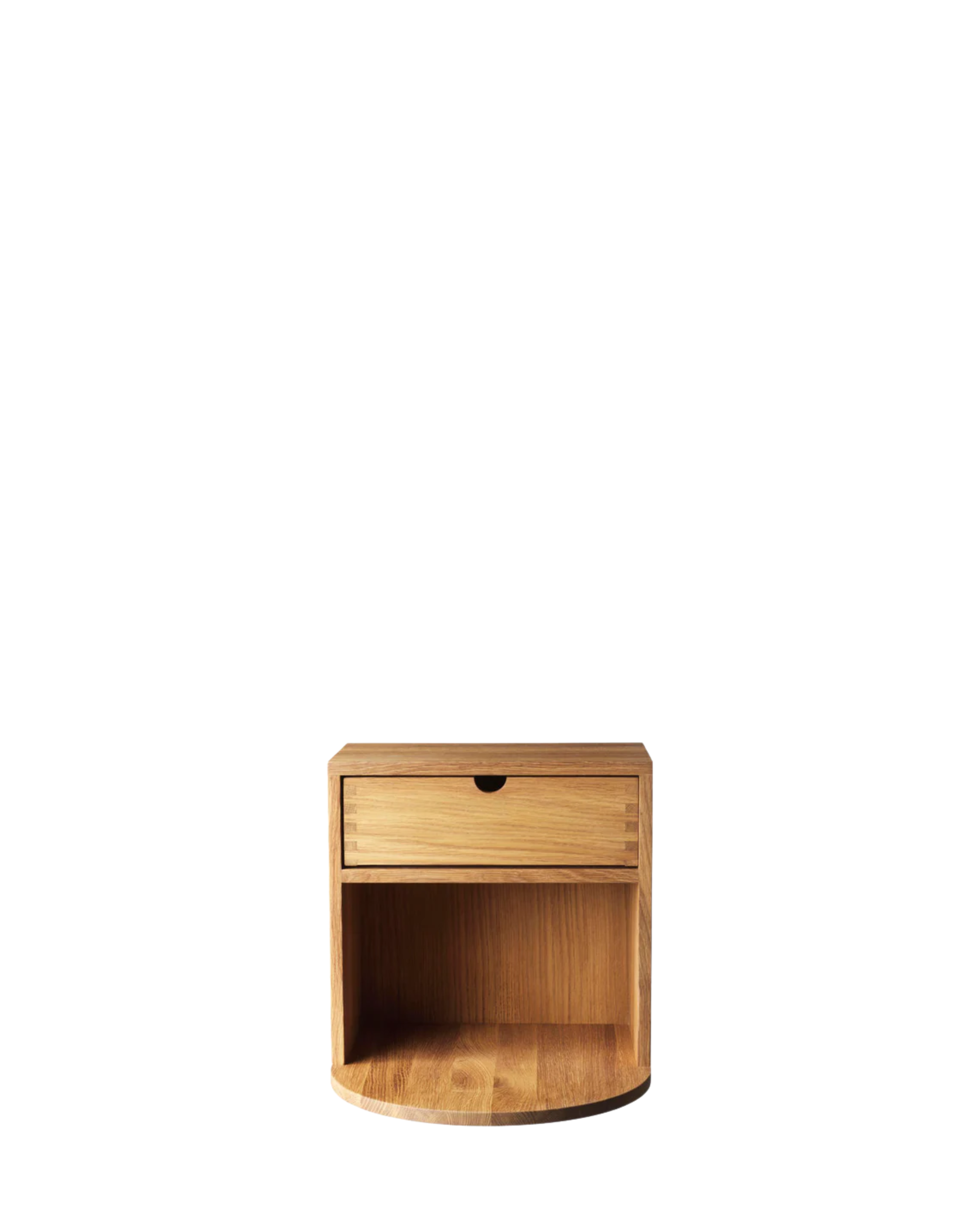 FDB Møbler B99 Wall Cabinet ตู้แขวนผนังไม้ oak พร้อมลิ้นชักและชั้นครึ่งวงกลม ออกแบบโดย Diana Mot และ Isabella Bergstrøm