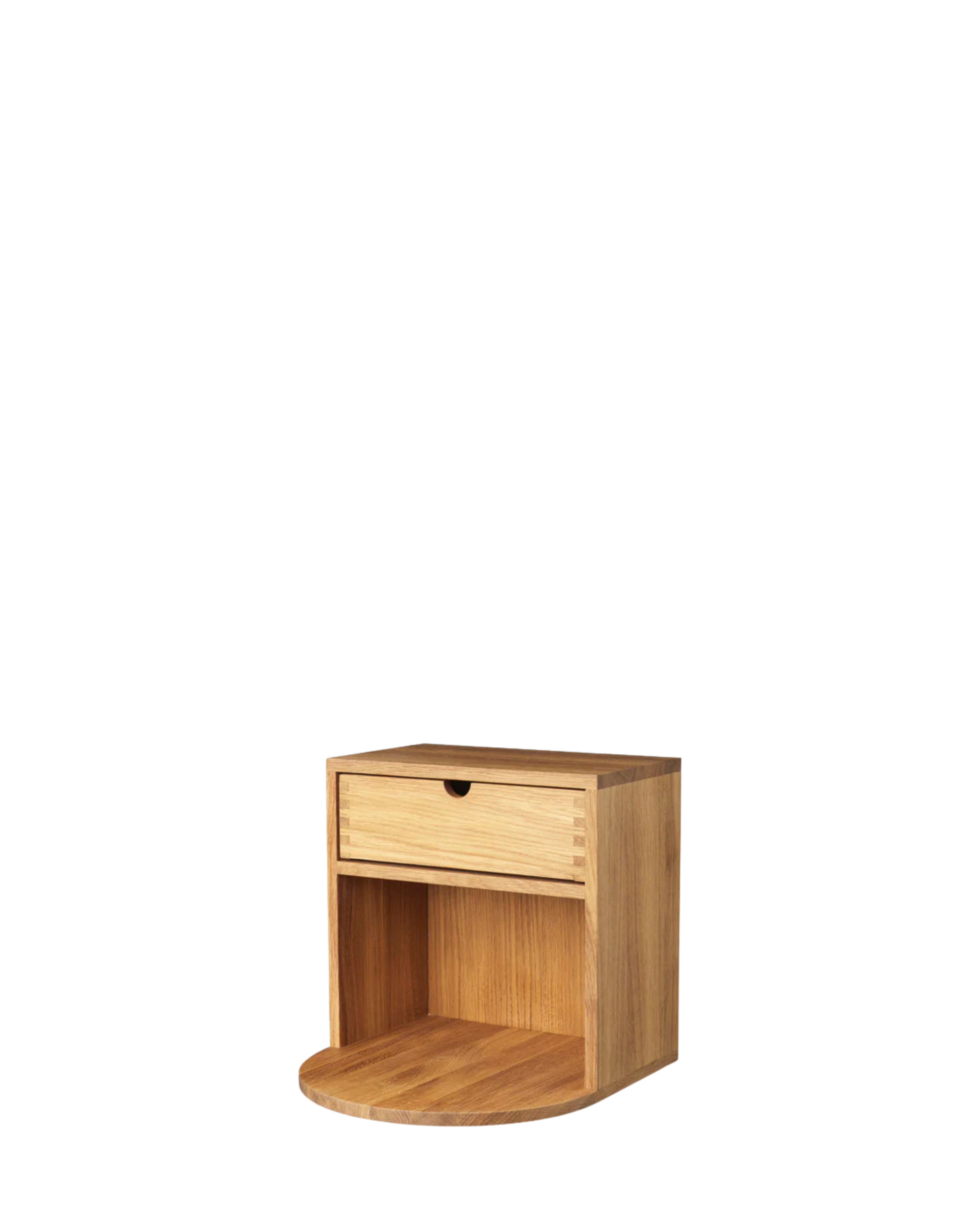 FDB Møbler B99 Wall Cabinet ตู้แขวนผนังไม้ oak พร้อมลิ้นชักและชั้นครึ่งวงกลม ออกแบบโดย Diana Mot และ Isabella Bergstrøm