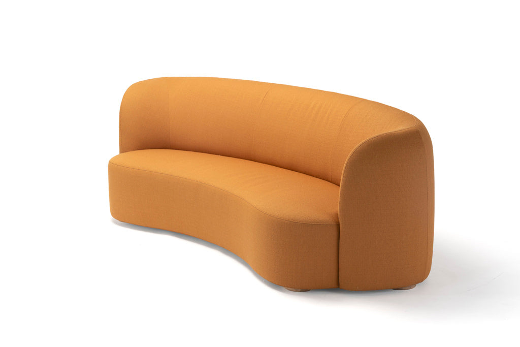 Karimoku New Standard Polar Sofa 3-Seater โซฟาเบาะบุผ้าฐานไม้โอ๊ค ออกแบบโดย Moritz Schlatter