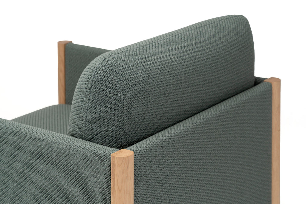 Karimoku New Standard Castor Lobby Sofa Plus 1-Seater โซฟาไม้โอ๊คญี่ปุ่นดีไซน์มินิมอลโดย BIG-GAME