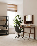 Ziba Chair เก้าอี้หมุนดีไซน์มินิมอลพร้อมเบาะนั่งบุผ้า จาก Case Furniture ออกแบบโดย Nazanin Kamali