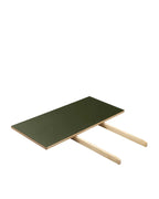 FDB Møbler C35 Dining Table Series โต๊ะไม้โอ๊กดีไซน์ปี 1957 โดย Poul M. Volther พร้อมตัวเลือกท็อปไม้โอ๊กและลิเนเลียม หลายขนาดและแผ่นต่อโต๊ะ (extension leaves)