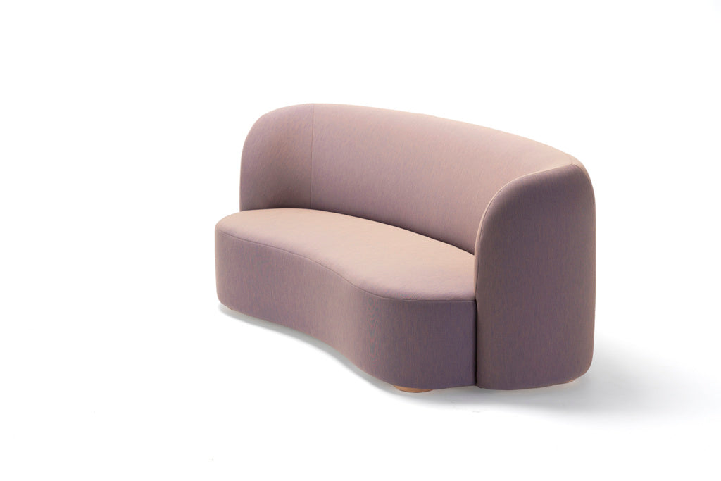 Karimoku New Standard Polar Sofa 2-Seater โซฟาเบาะบุผ้าฐานไม้โอ๊ค ออกแบบโดย Moritz Schlatter