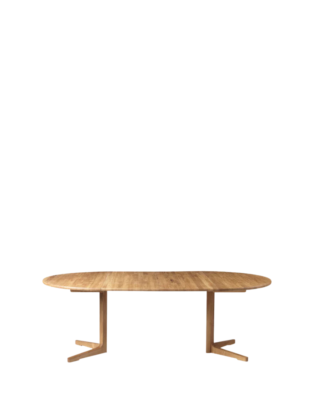 FDB Møbler C69E Ry Dining Table โต๊ะกินข้าวไม้ oak โครงสร้างฐานกลาง รองรับ extension ออกแบบโดย Nissen & Gehl