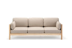 Karimoku New Standard Castor Lobby Sofa Plus 3-Seater โซฟาไม้โอ๊คญี่ปุ่นดีไซน์มินิมอลโดย BIG-GAME