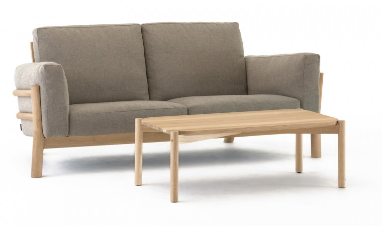 Karimoku New Standard Castor Low Table 100 โต๊ะกลางไม้โอ๊คทรงเตี้ย