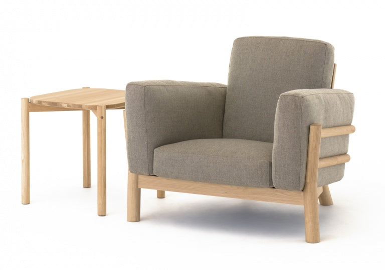 Karimoku New Standard Castor Low Table 50 โต๊ะไม้โอ๊คทรงเตี้ยดีไซน์เรียบ
