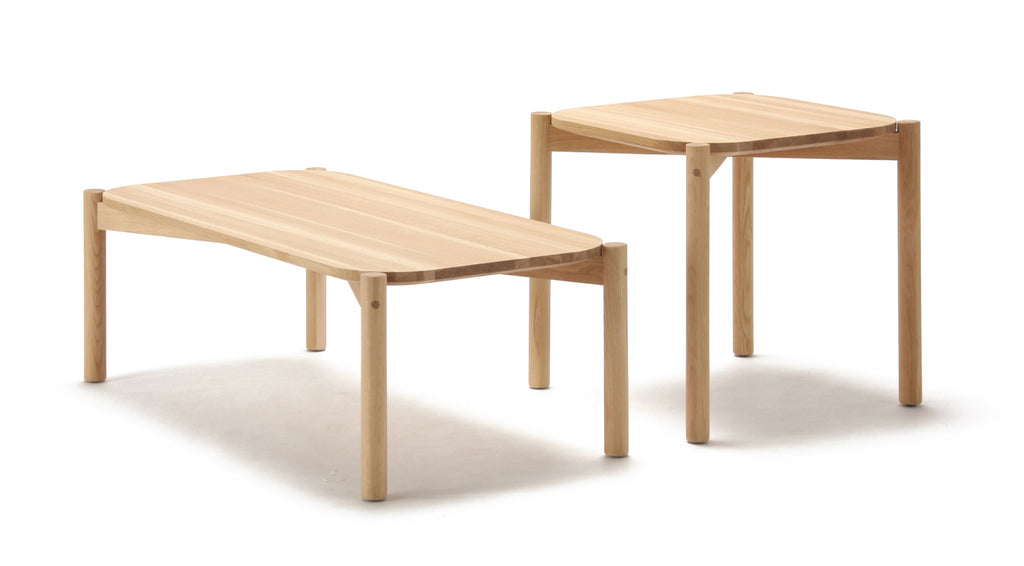 Karimoku New Standard Castor Low Table 50 โต๊ะไม้โอ๊คทรงเตี้ยดีไซน์เรียบ