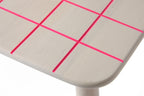 Karimoku New Standard Colour Stool สตูลไม้ลายกริดสี ออกแบบโดย Scholten & Baijings