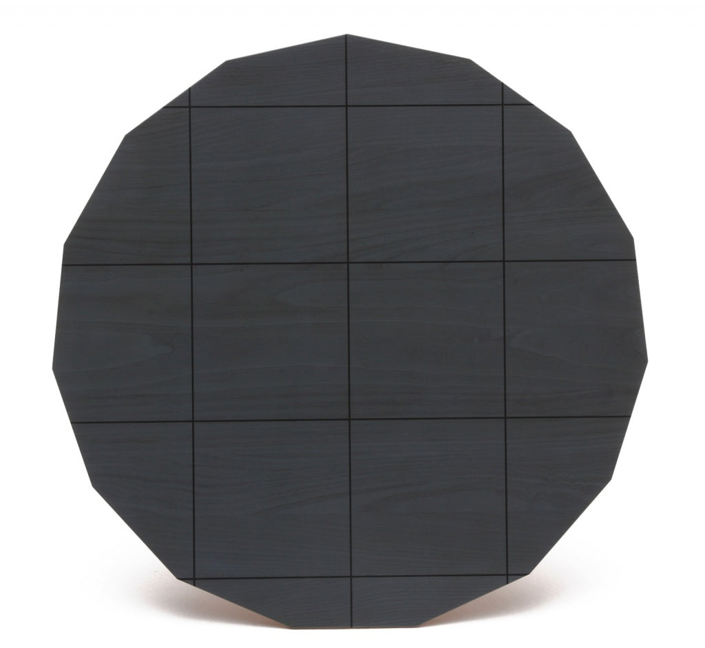 Karimoku New Standard Colour Wood Dark Grid โต๊ะไม้เกาลัดลายกริดสีเข้ม ออกแบบโดย Scholten & Baijings