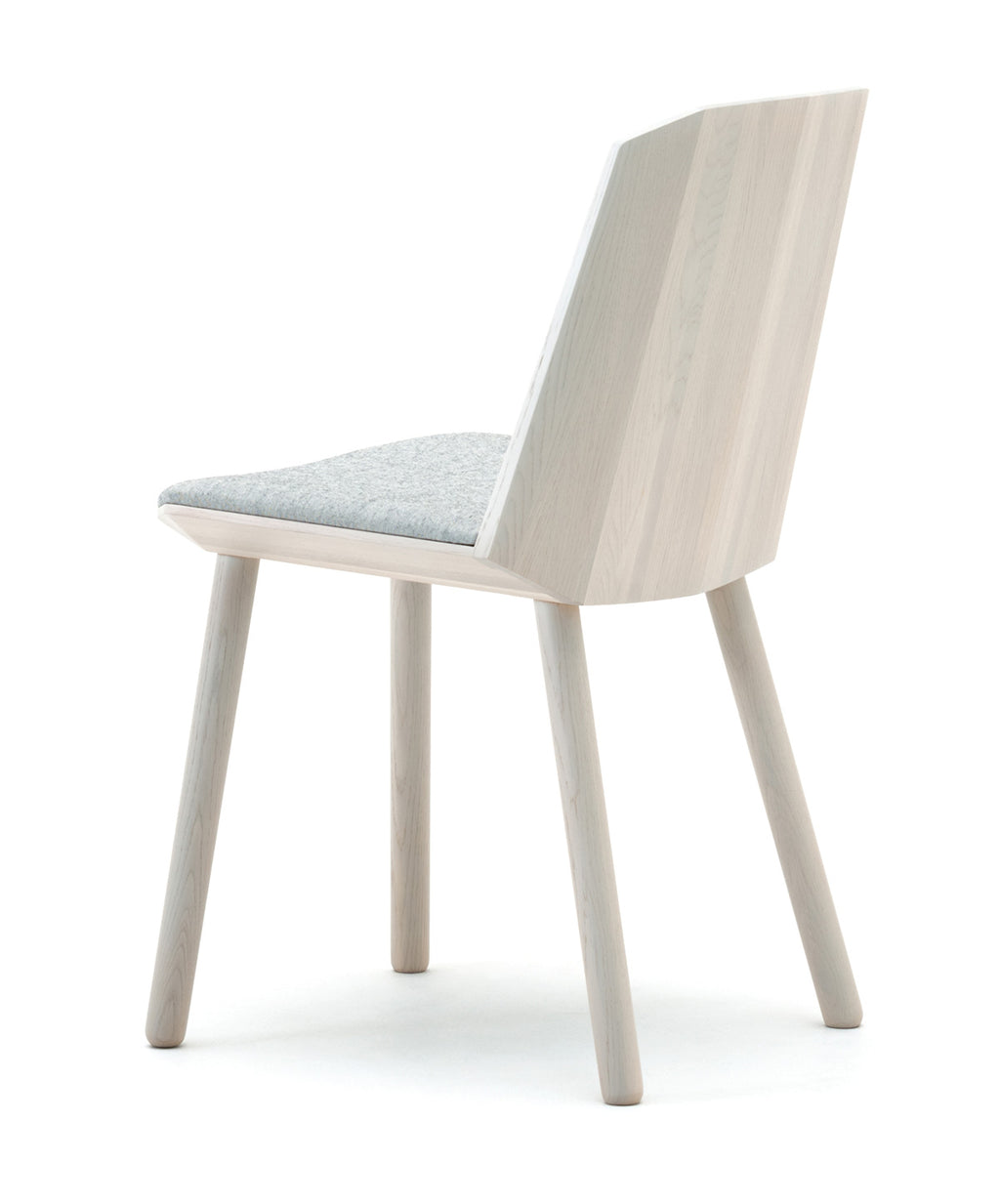 Karimoku New Standard Colour Wood Sidechair เก้าอี้ไม้โอ๊คดีไซน์กราฟิก ออกแบบโดย Scholten & Baijings